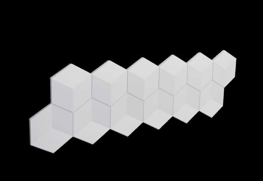 NMC panele 3d cube